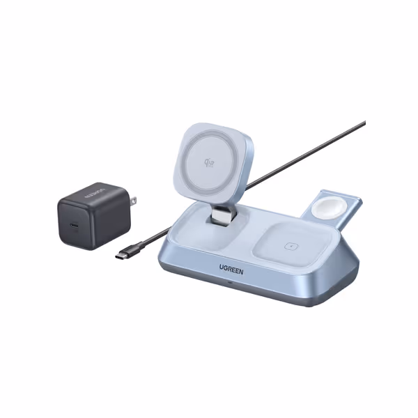 UGREEN 25W Qi2 3-in-1 Magflow Wireless Charging Stand